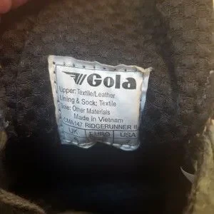 Gola | Shoes | Gola Ridgerunner 2 Mens Sneaker Greyblack Sz  display picture 1